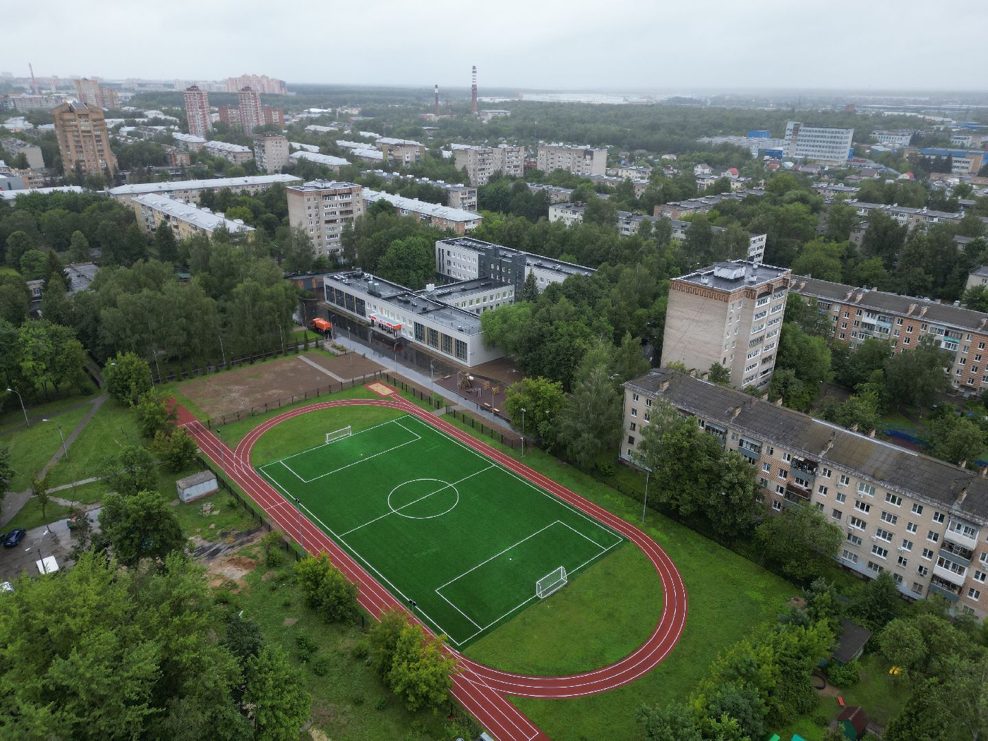 видео с коптера, гимназия им подольских курсантов,