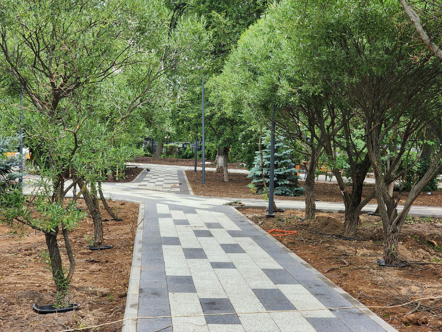 королёв, благоустройство, сквер у проходной ркк энергия, обновленный памятник ленину,