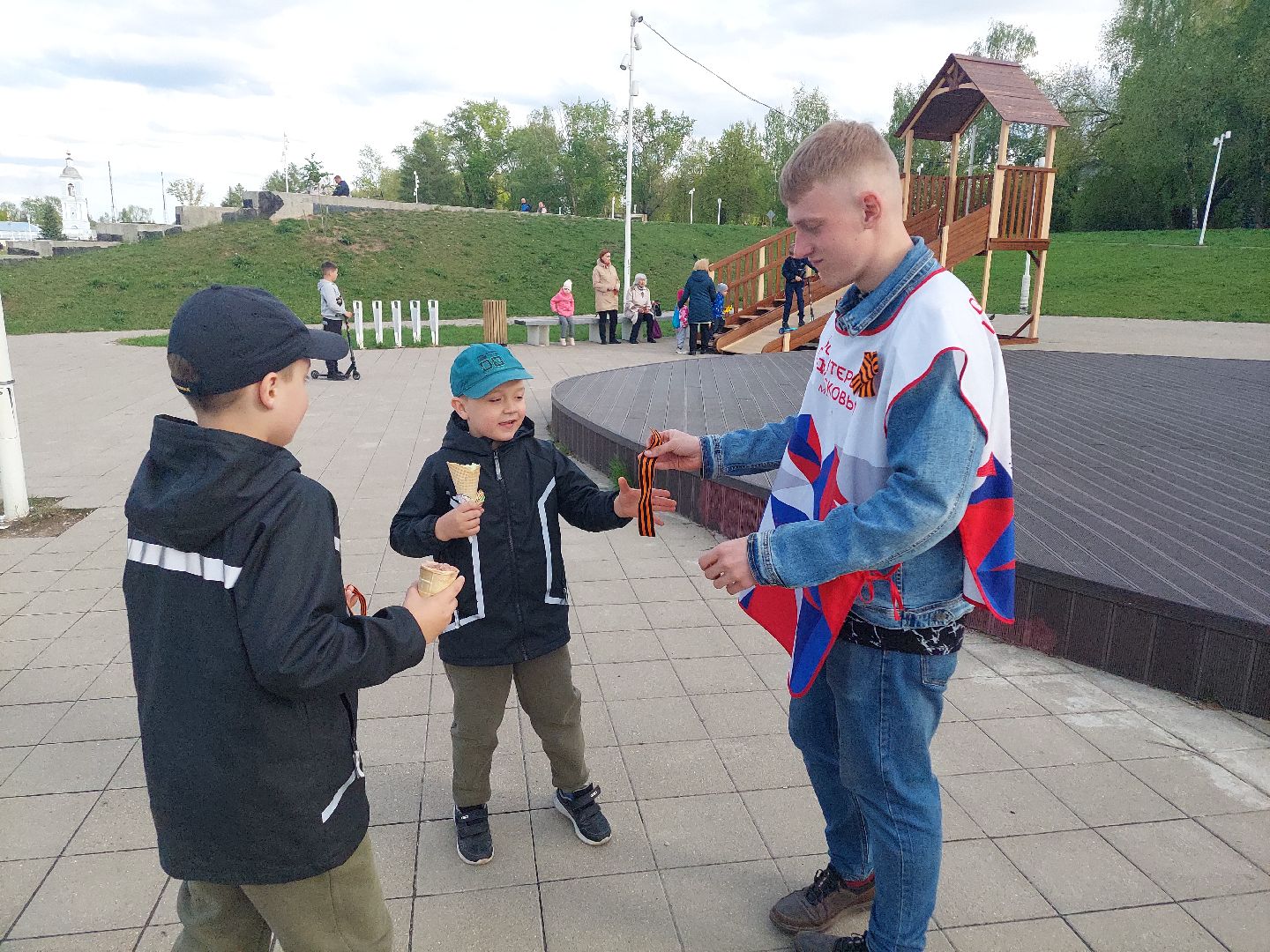 волонтёры, акция, память