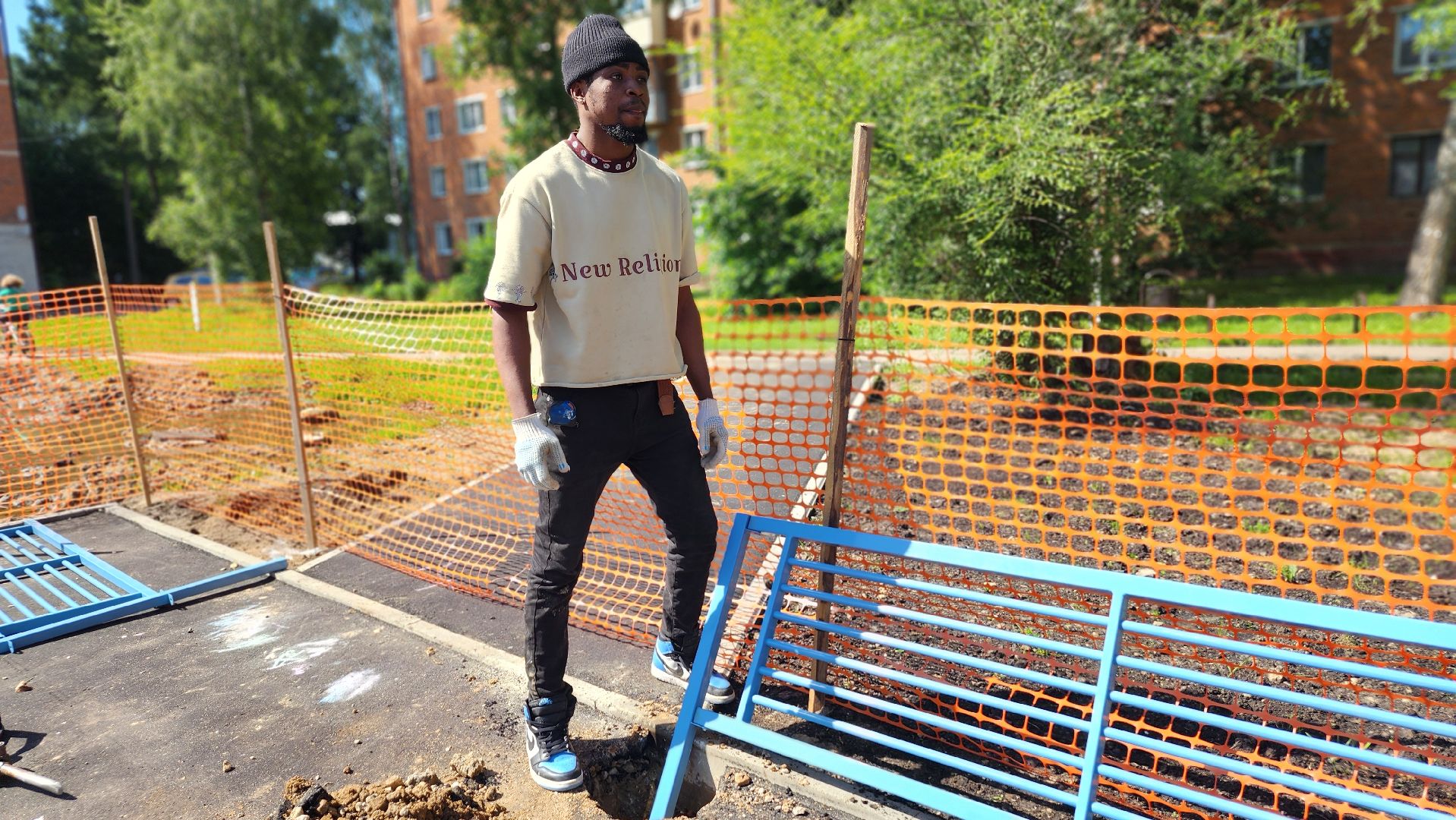 волоколамск, установка детской площадки, благоуйстройство,