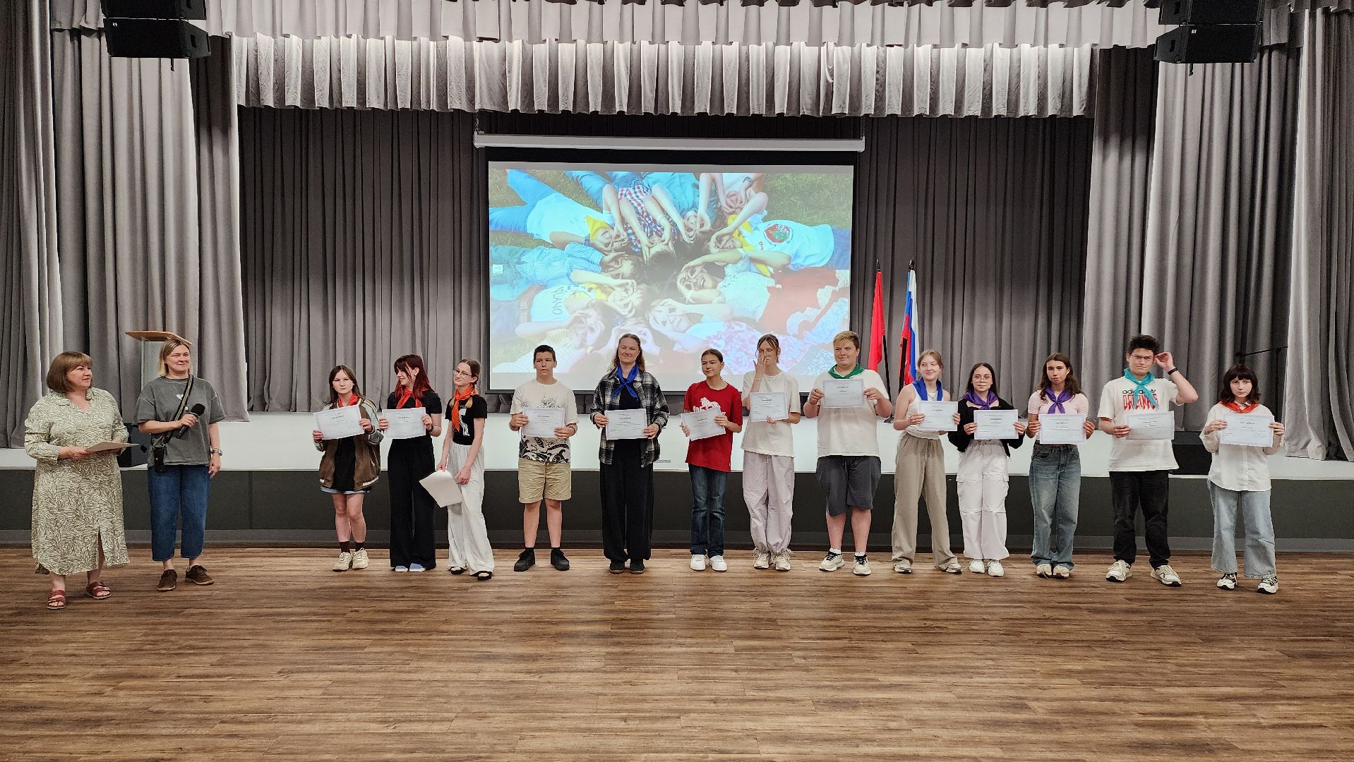 Летний лагерь , Школа , Лобня, Закрытие летнего лагеря ,