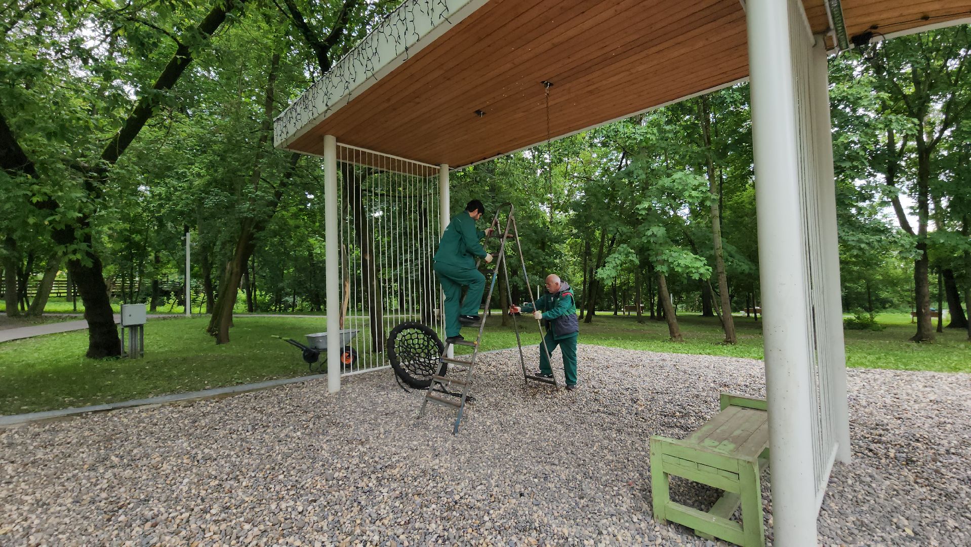 Истра, Парк, Качели, Благоустройство,