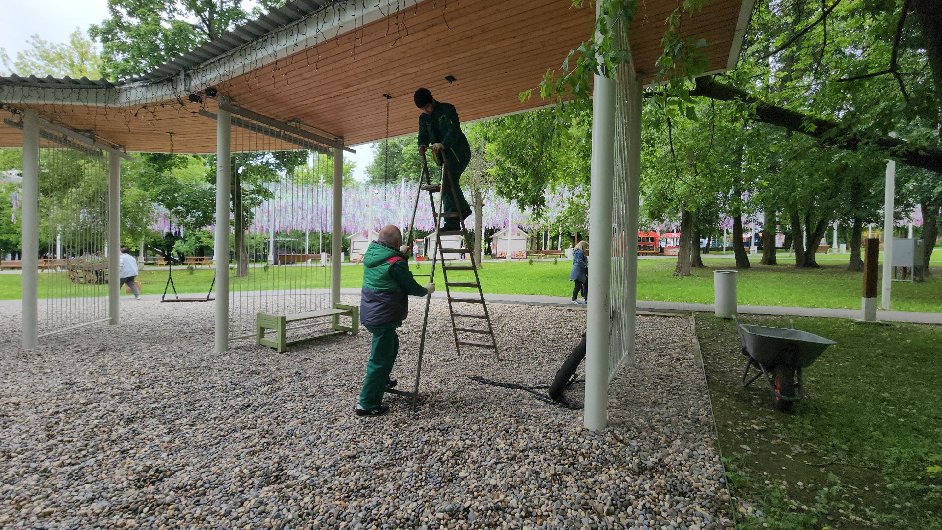 Истра, Парк, Качели, Благоустройство,