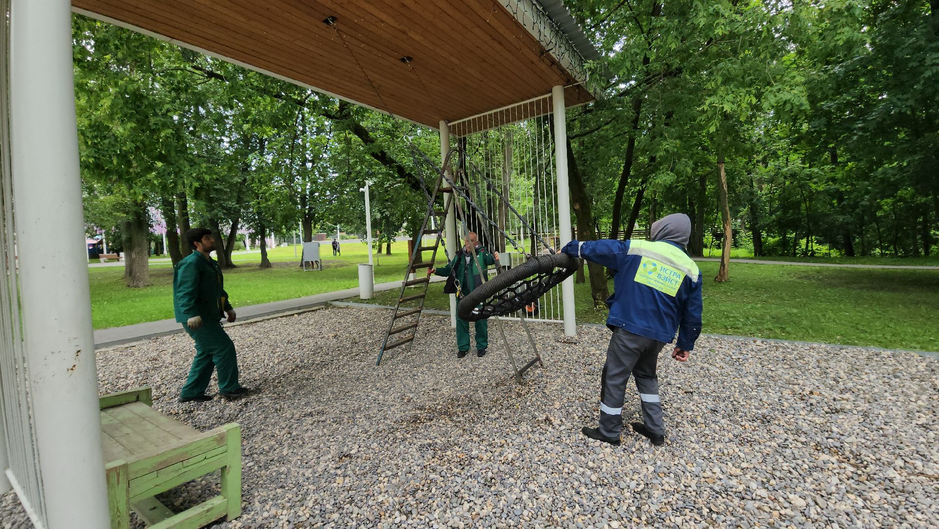 Истра, Парк, Качели, Благоустройство,