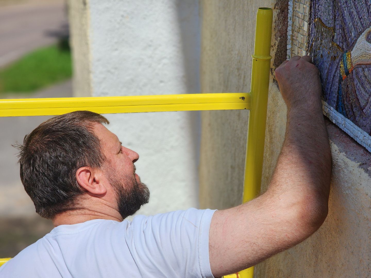 дубна, талдомский округ,храм, реставрация, мозаика,