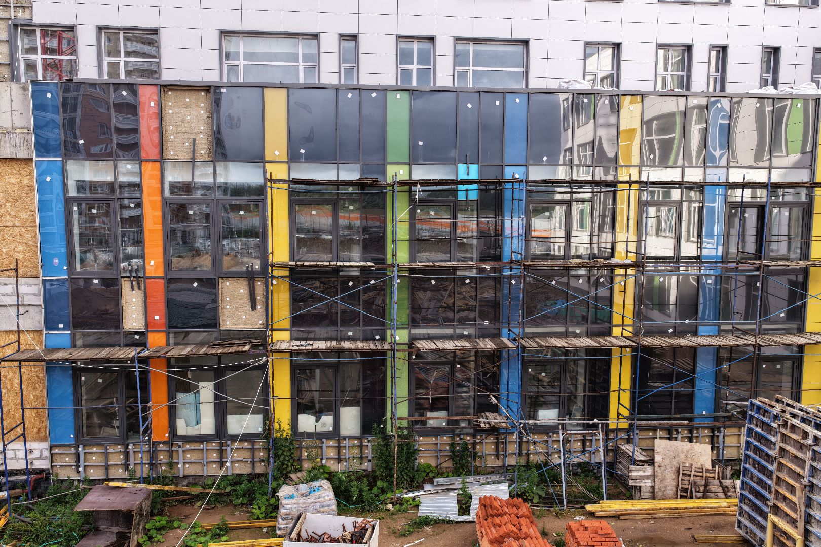 видео с коптера, школа в одинцове, новая школа в звенигороде,