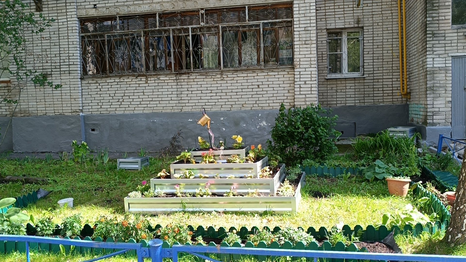 благоустройство, двор, лобня,