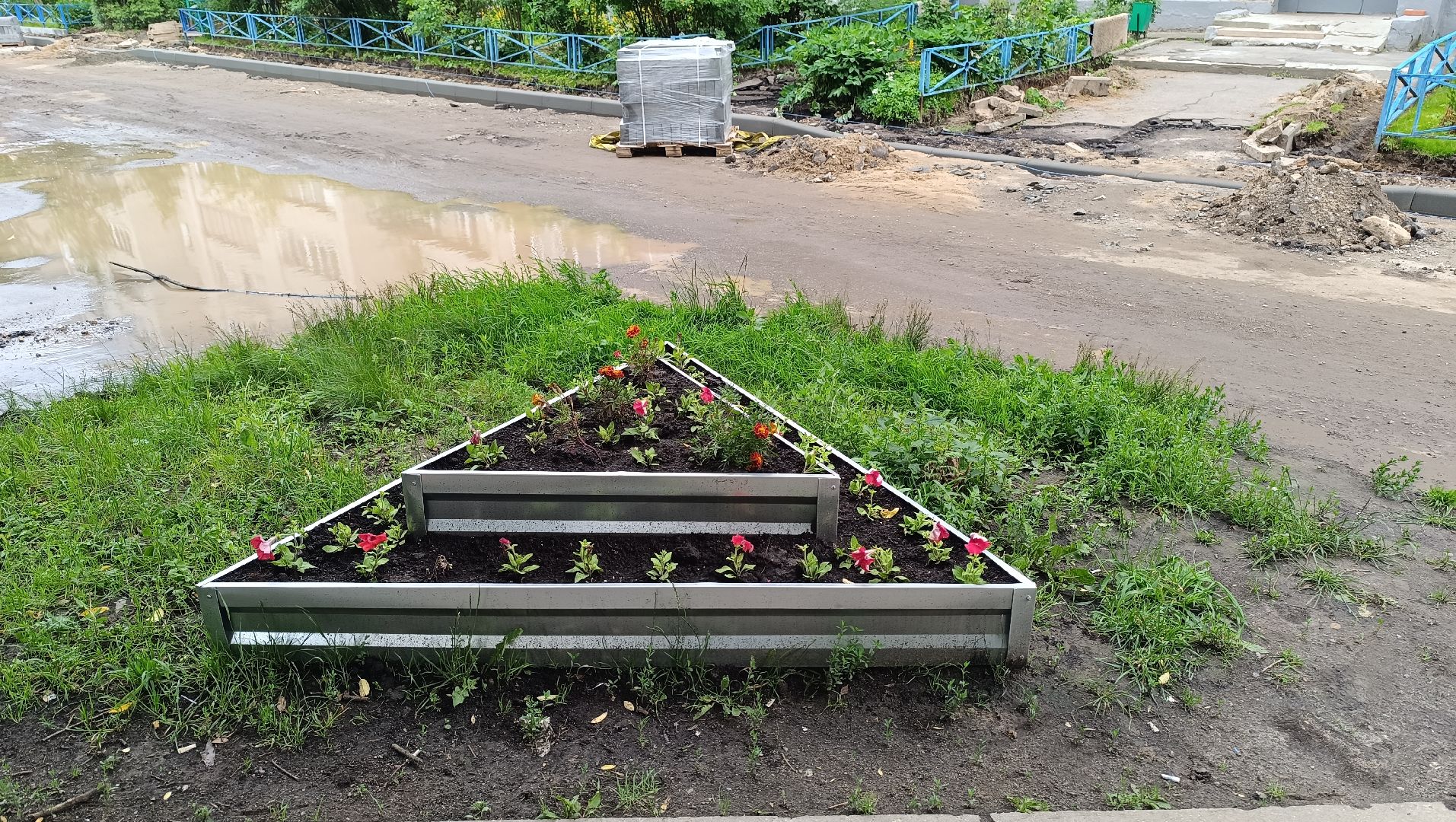 благоустройство, двор, лобня,