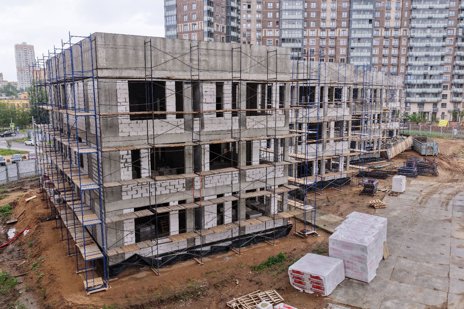 видео с коптера, детский сад в одинцове,