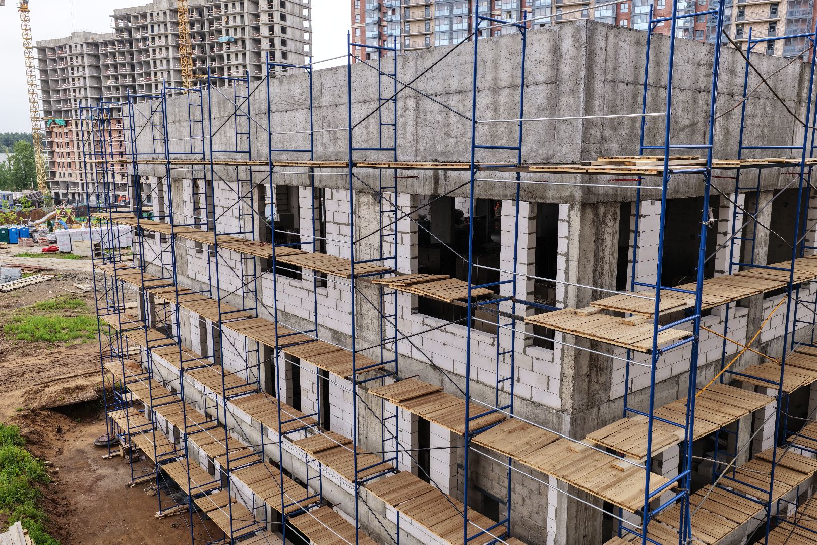 видео с коптера, детский сад в одинцове,