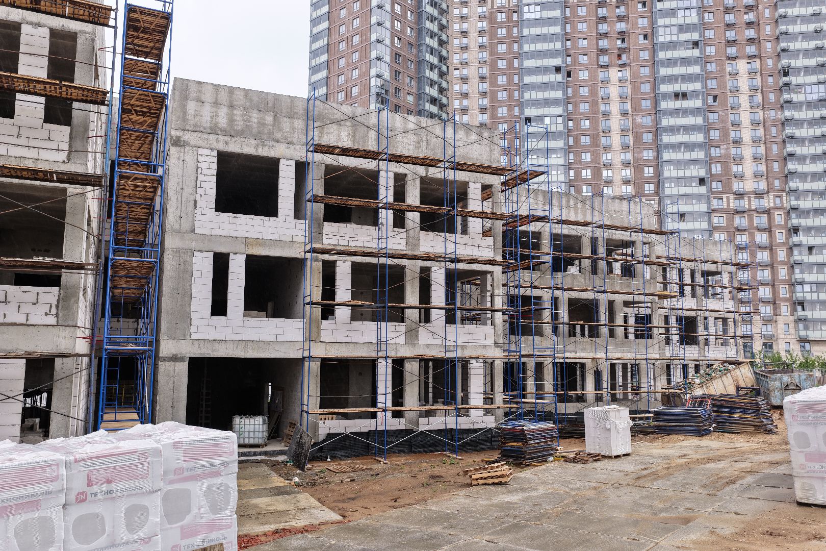 видео с коптера, детский сад в одинцове,