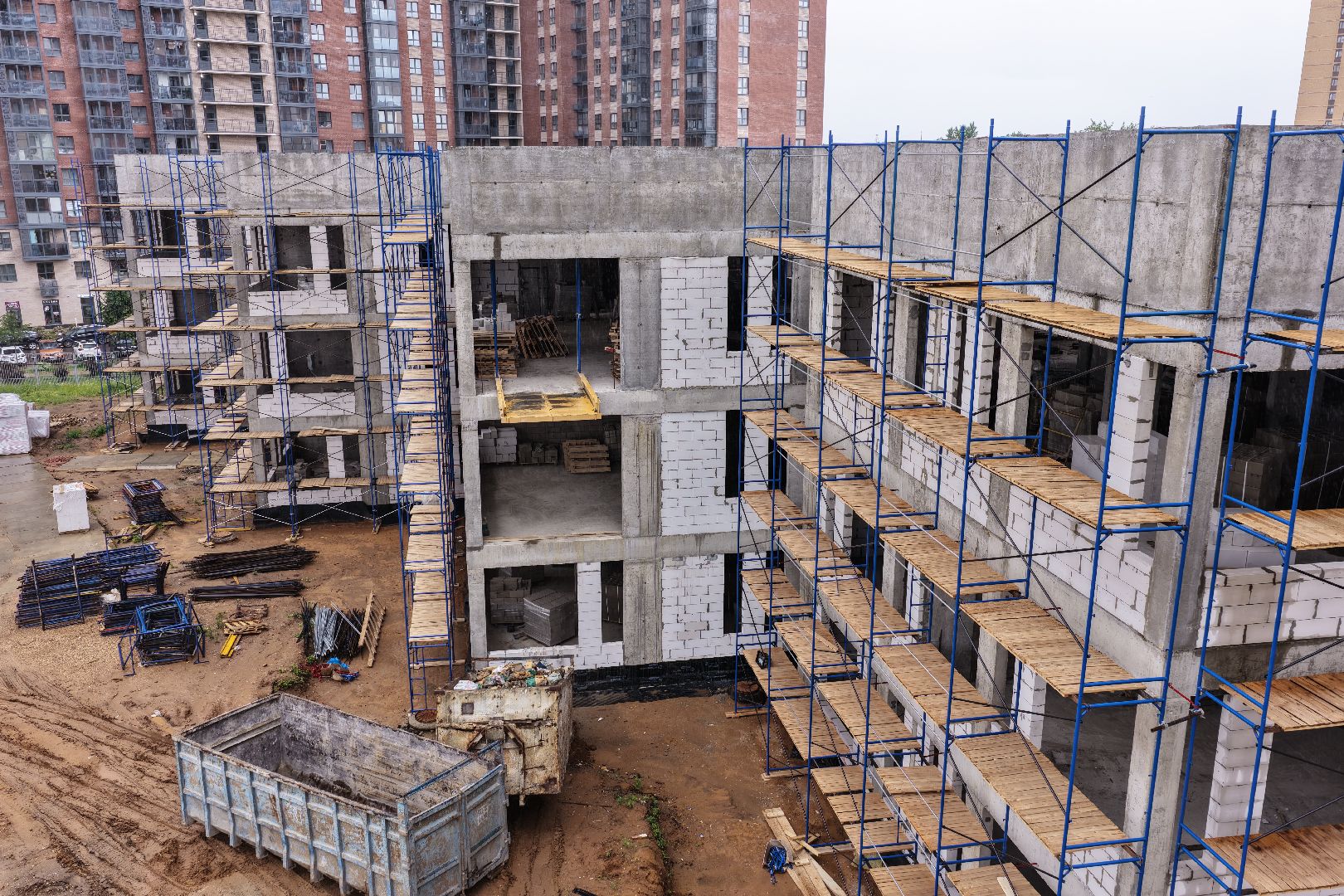 видео с коптера, детский сад в одинцове,