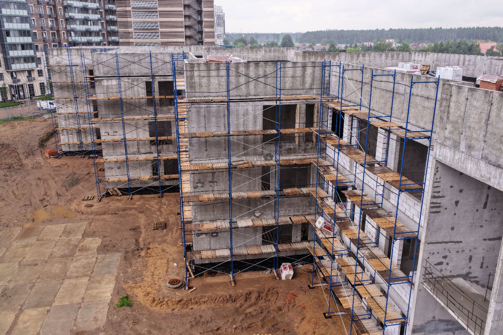 видео с коптера, детский сад в одинцове,