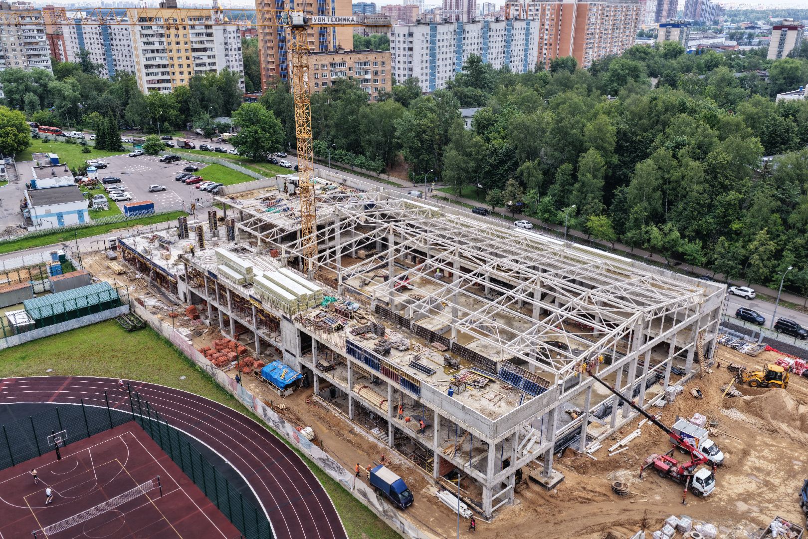 видео с коптера, акватермальный комплекс в одинцове,