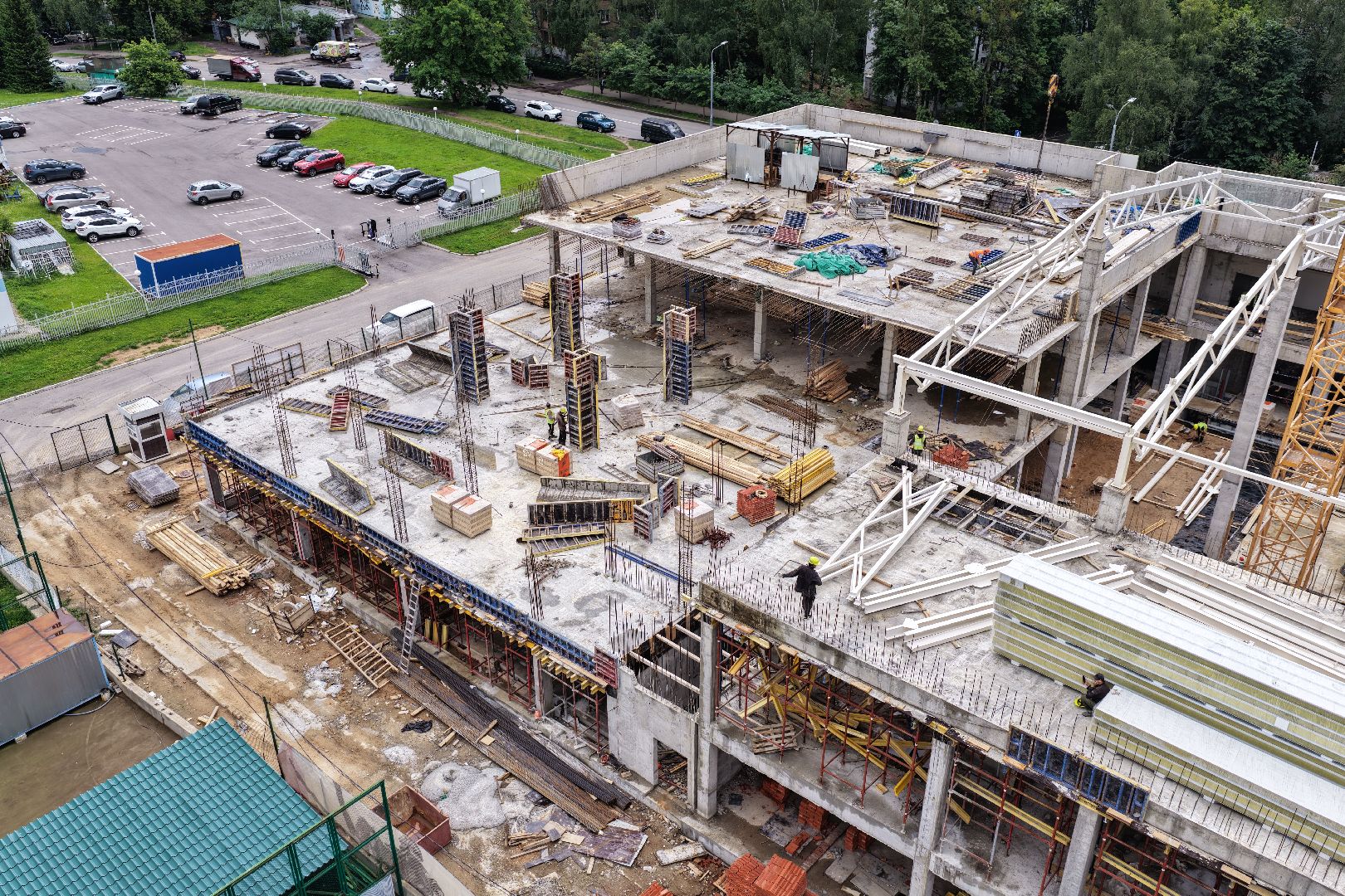 видео с коптера, акватермальный комплекс в одинцове,