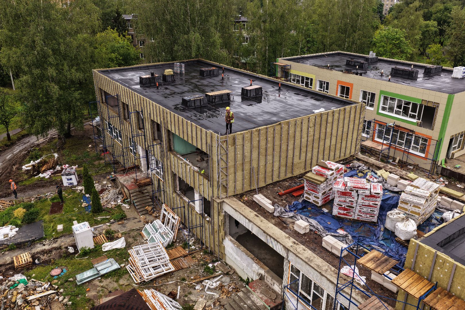 видео с коптера, ремонт детского сада егорьевск, детский сад 1 егорьевск,