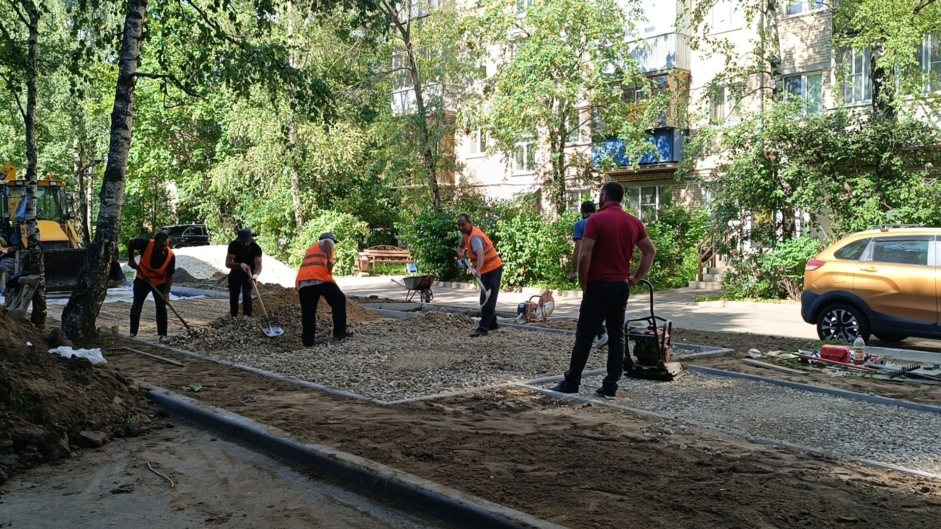 детская площадка, двор, лобня,