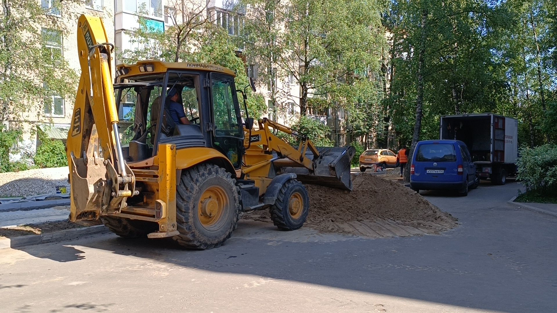 детская площадка, двор, лобня,