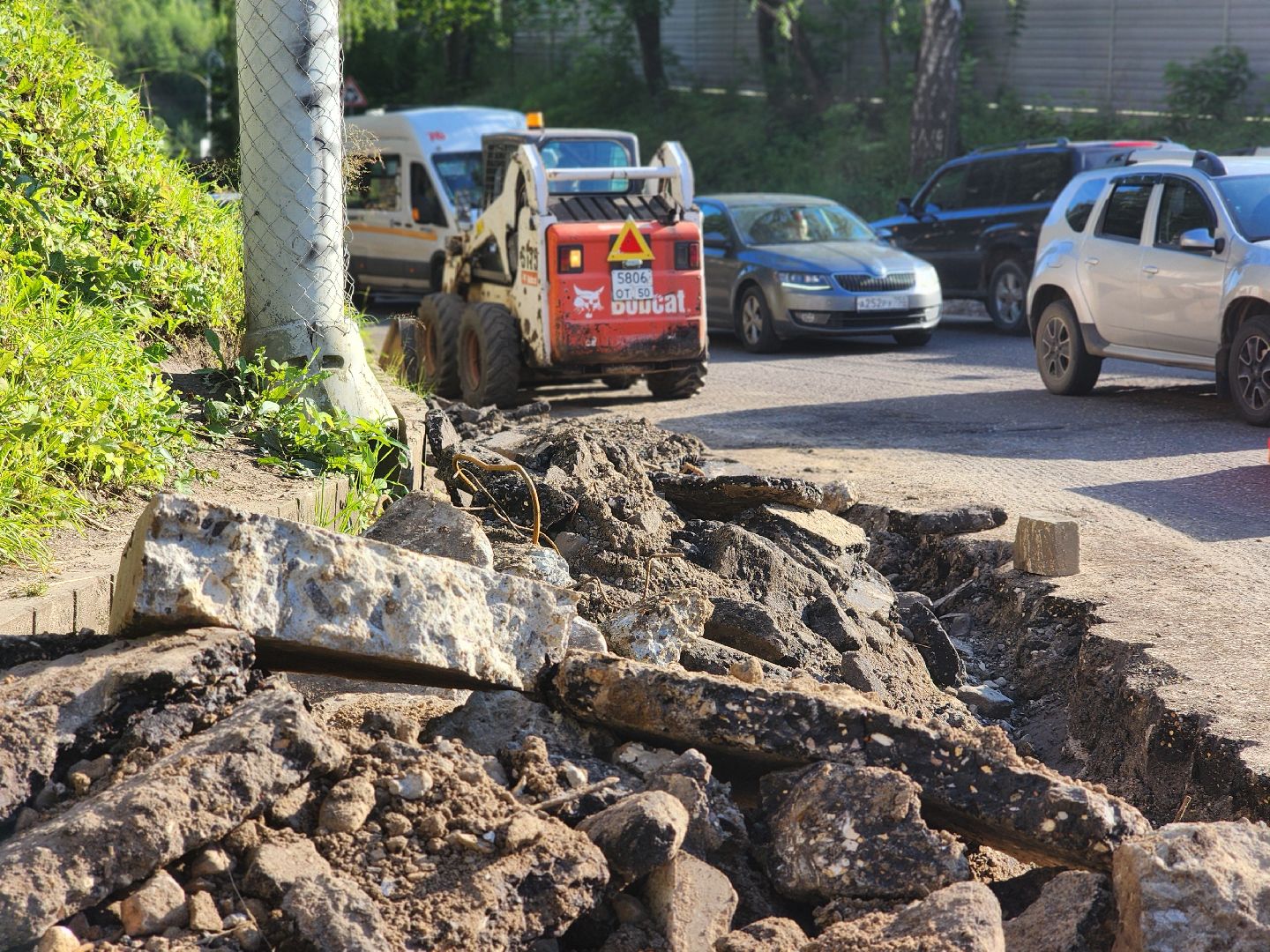 сергиево-посадский городской округ, хотьково, 1-я больничная, ремонт автомобильных дорог, елизаветинская больница,