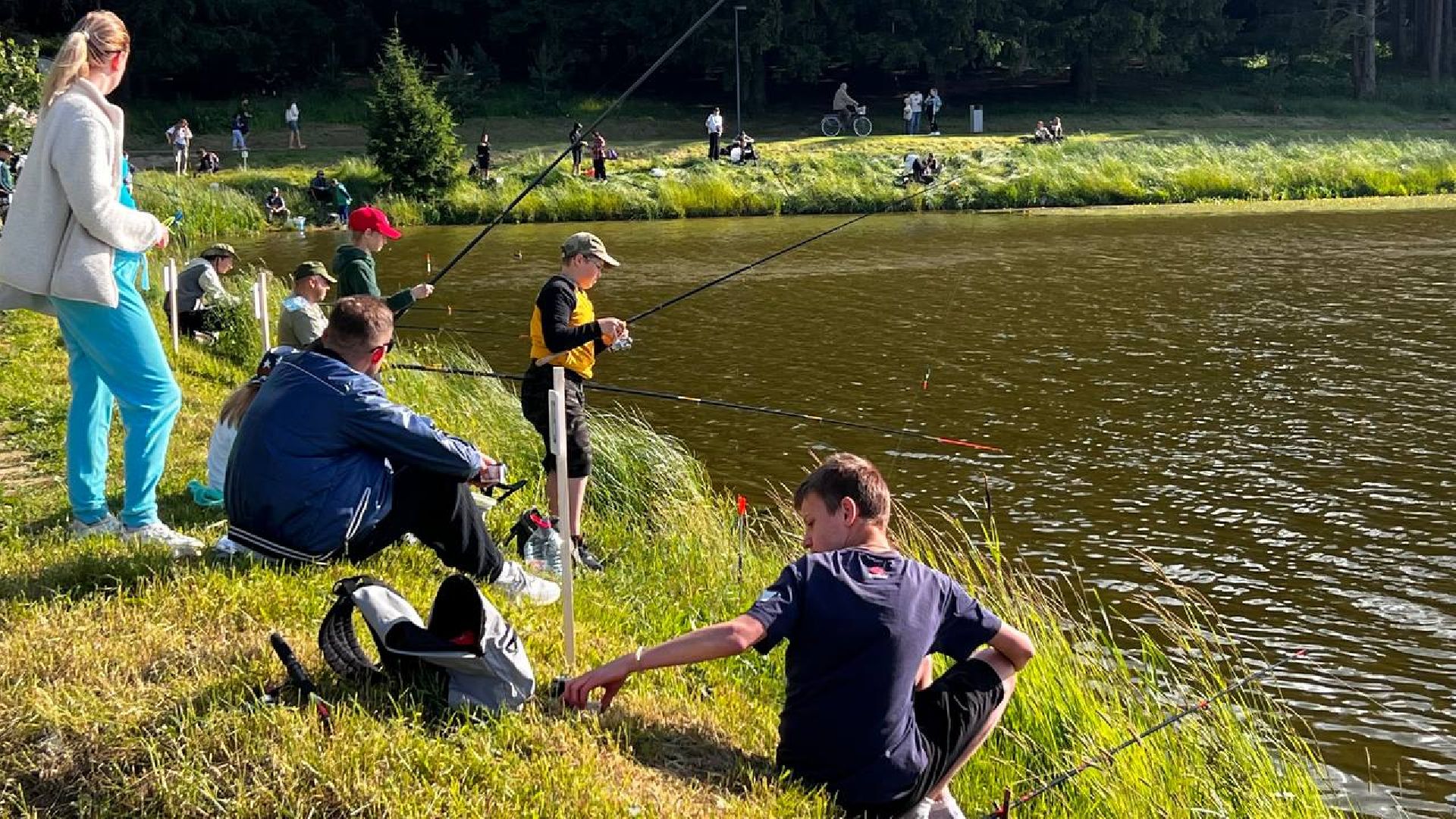 сергиев посад, сергиево-посадский городской округ, лесопарк загорское море, семхоз, рыболовный фестиваль, компания азот,