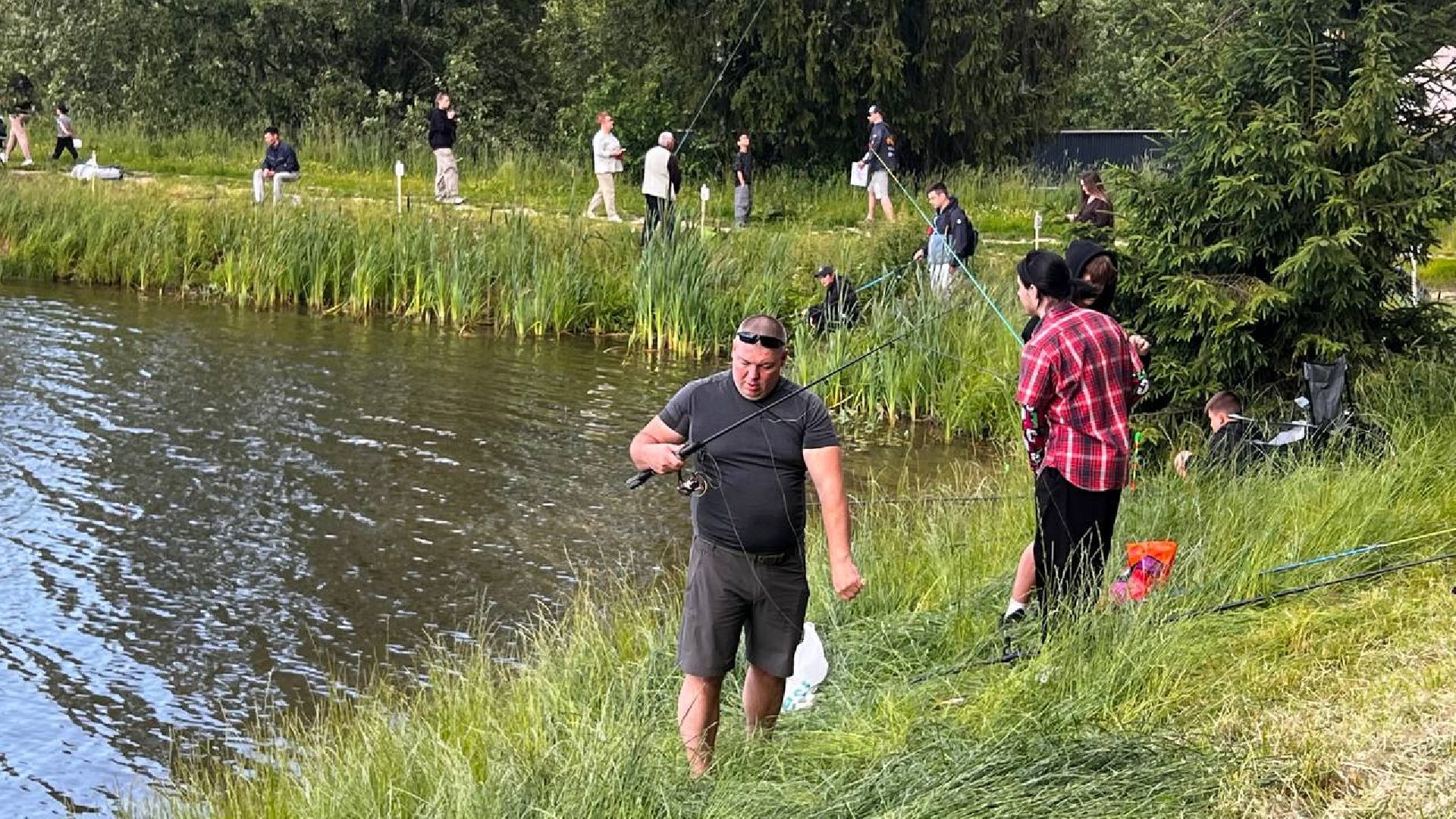 сергиев посад, сергиево-посадский городской округ, лесопарк загорское море, семхоз, рыболовный фестиваль, компания азот,