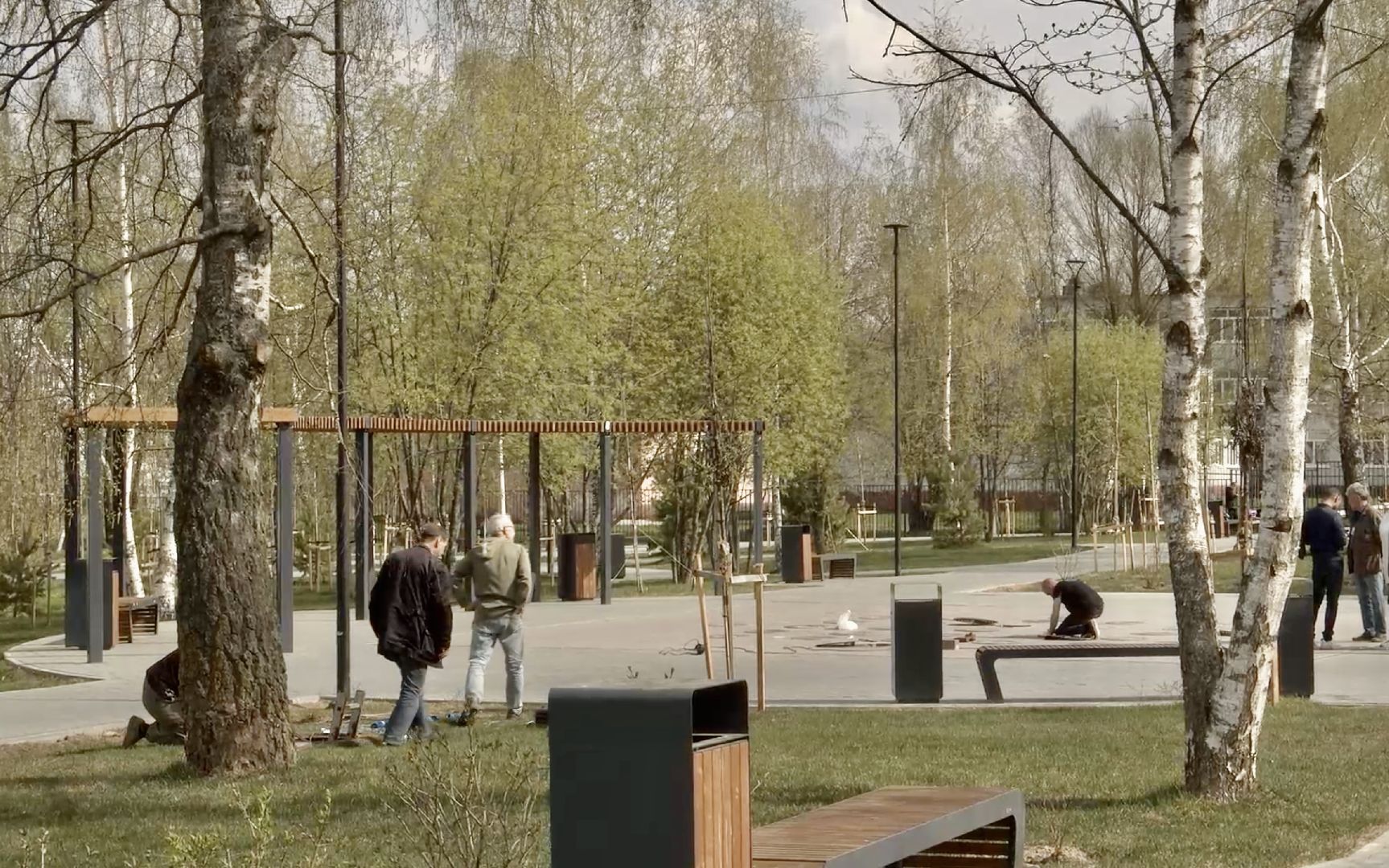 Клин, благоустройство, скверы, Подмосковье