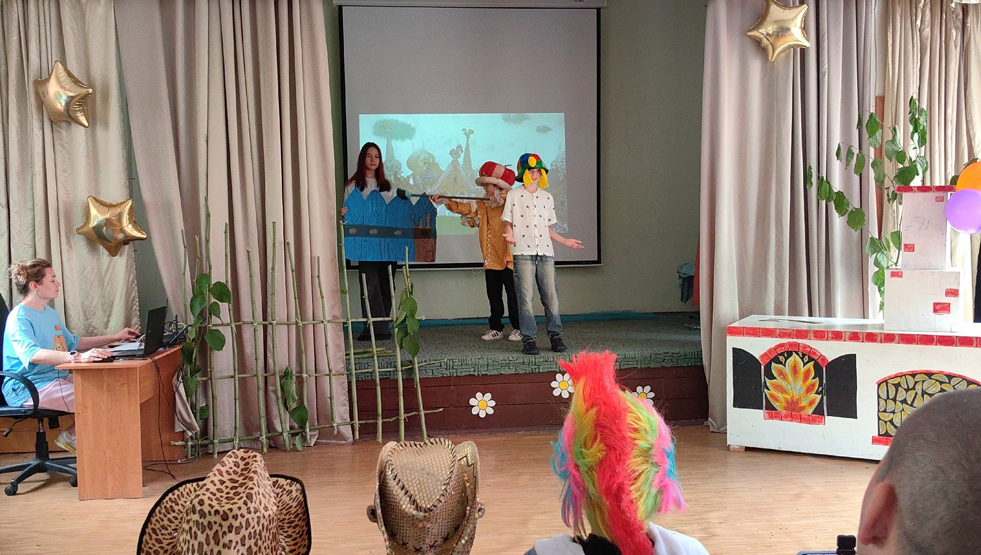 лагерь, спектакль, лето, каникулы,