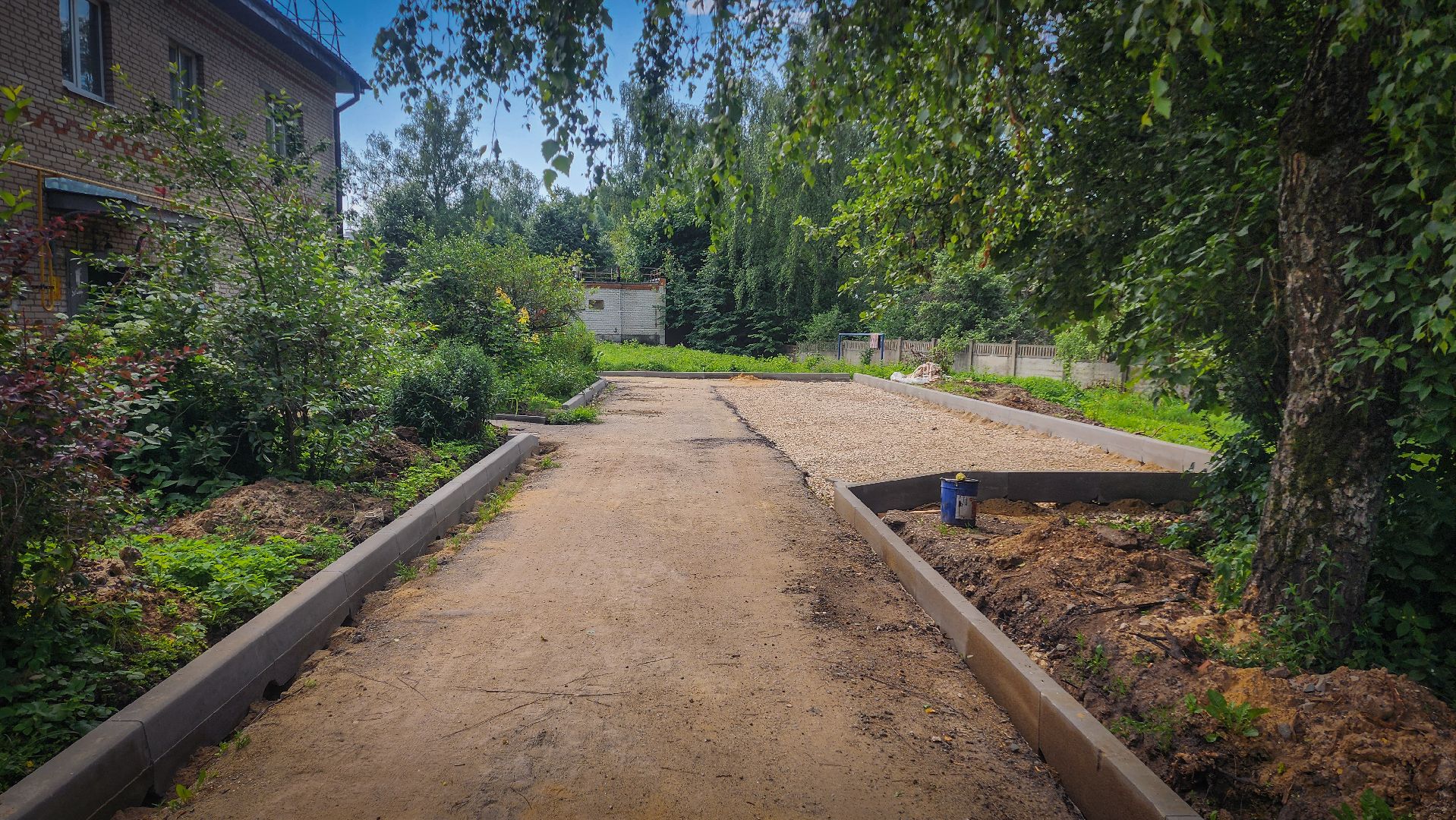 бронницы, благоустройство дворов , поселок горка,