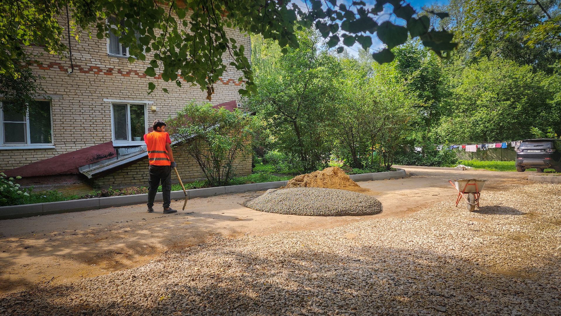 бронницы, благоустройство дворов , поселок горка,