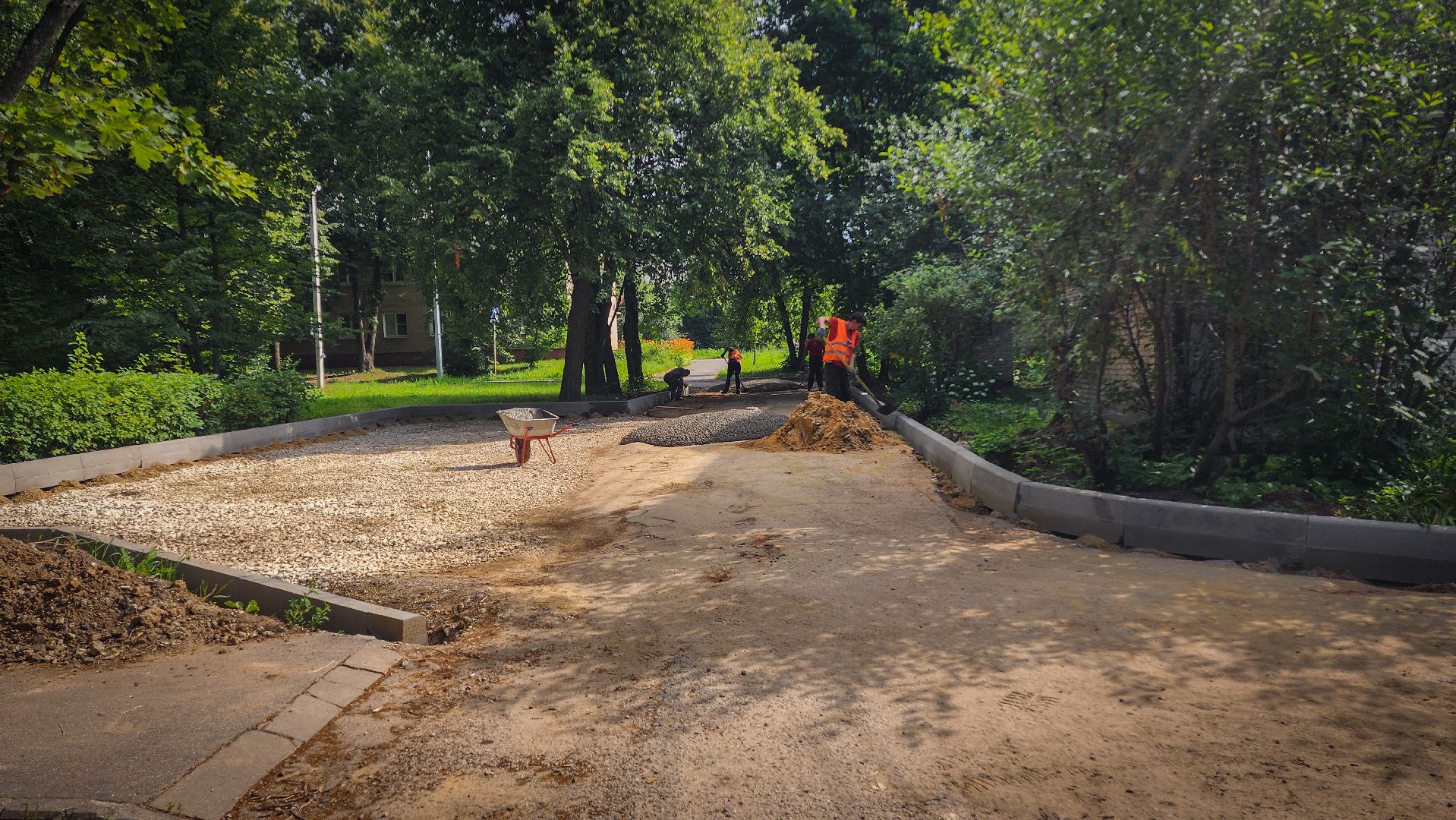 бронницы, благоустройство дворов , поселок горка,