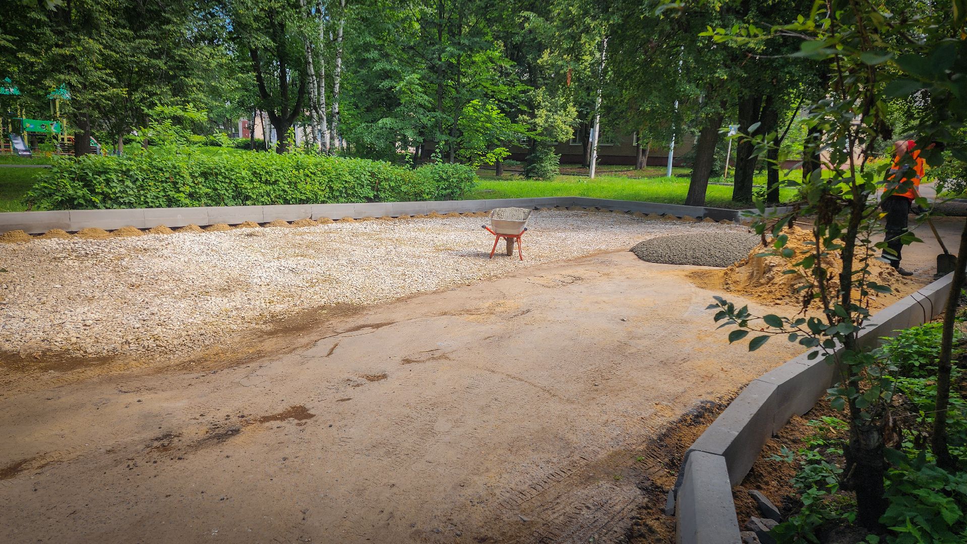 бронницы, благоустройство дворов , поселок горка,
