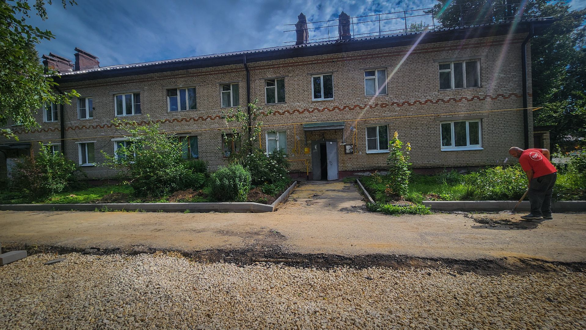 бронницы, благоустройство дворов , поселок горка,