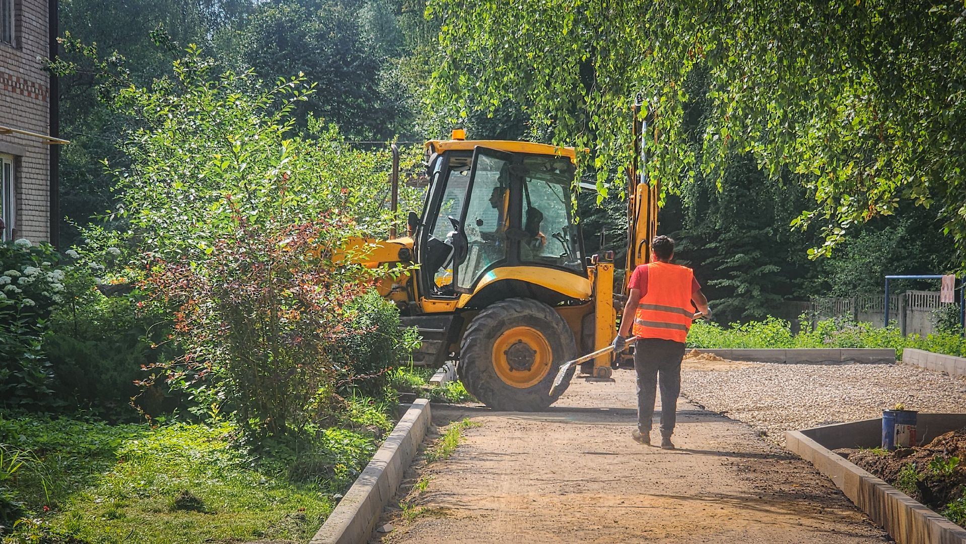 бронницы, благоустройство дворов , поселок горка,