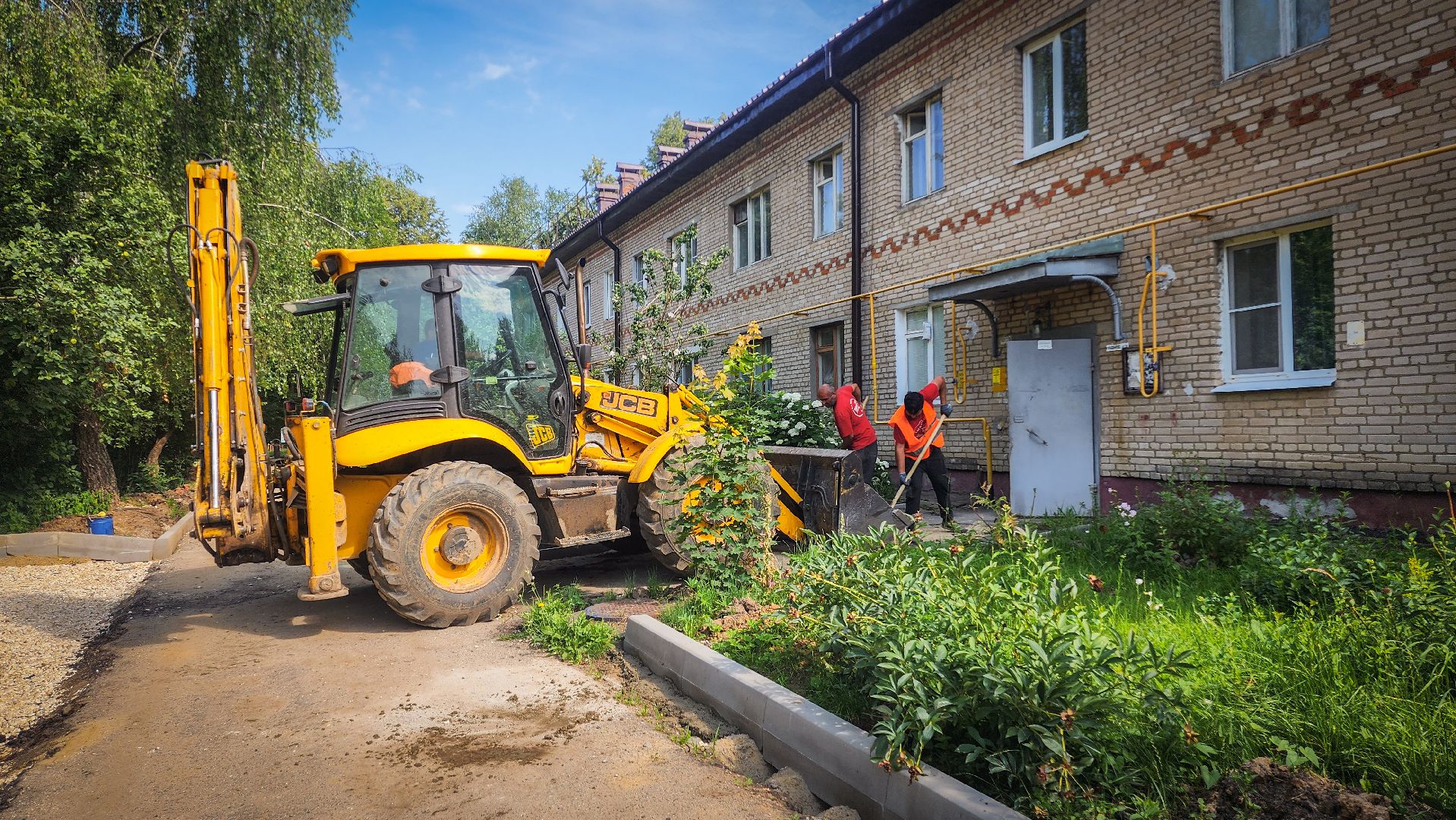 бронницы, благоустройство дворов , поселок горка,