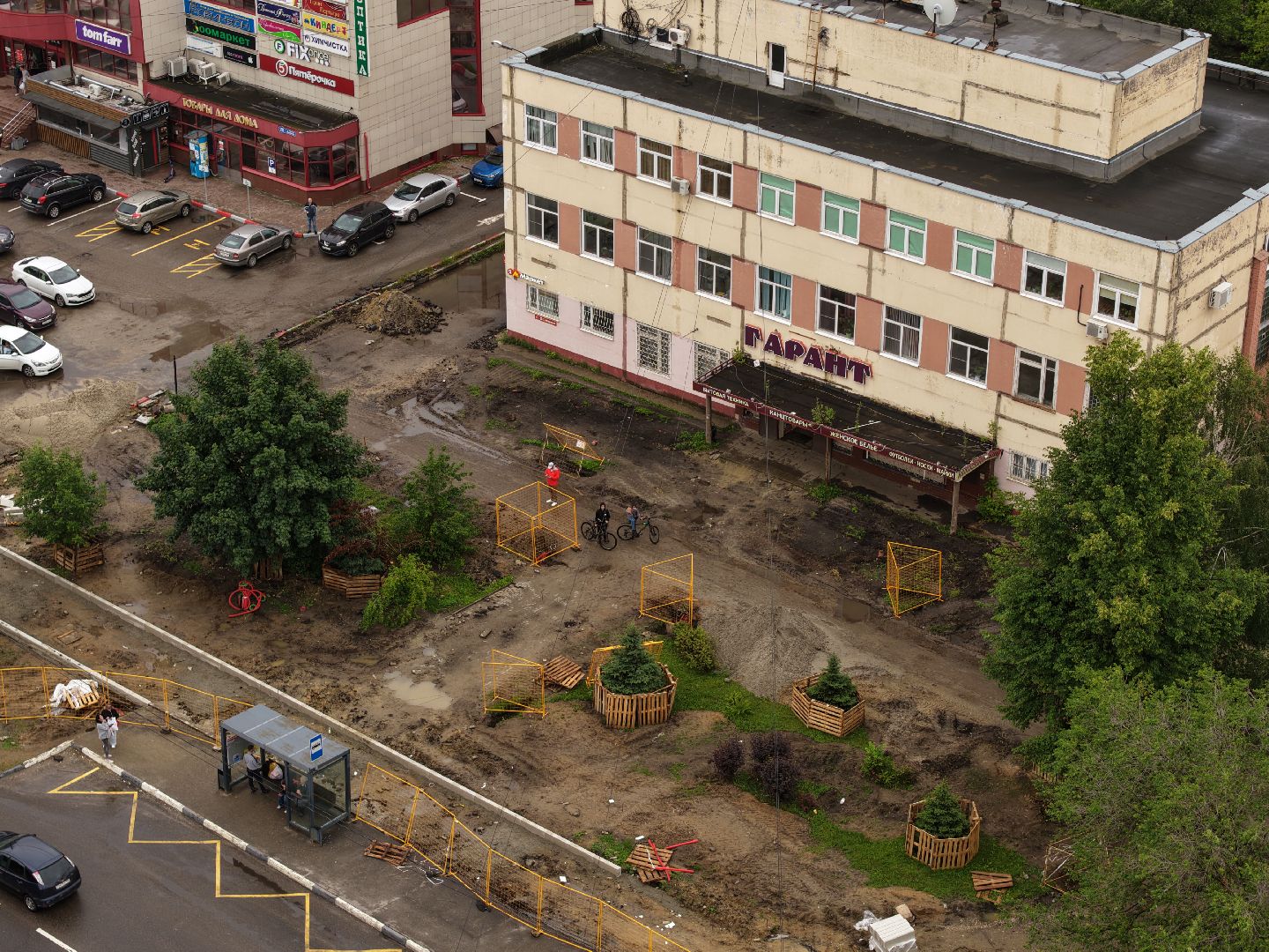 видео с коптера, проспект ленина егорьевск, благоустройство егорьевск,