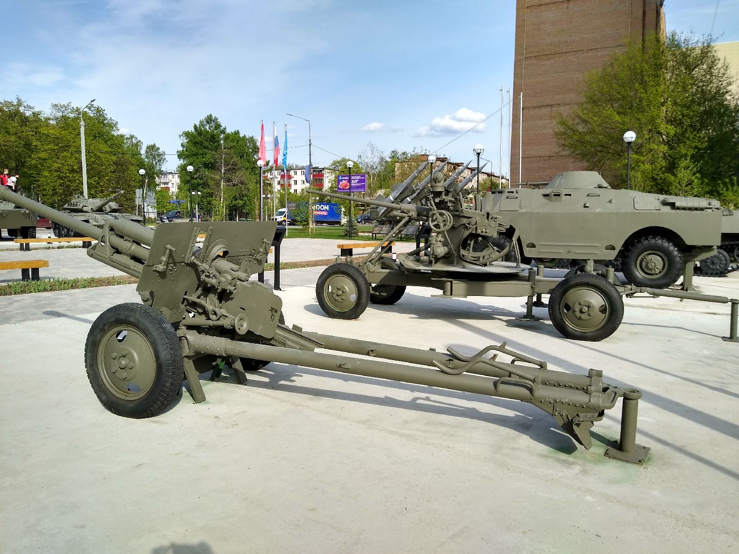 Раменское, благоустройство, музей военной техники