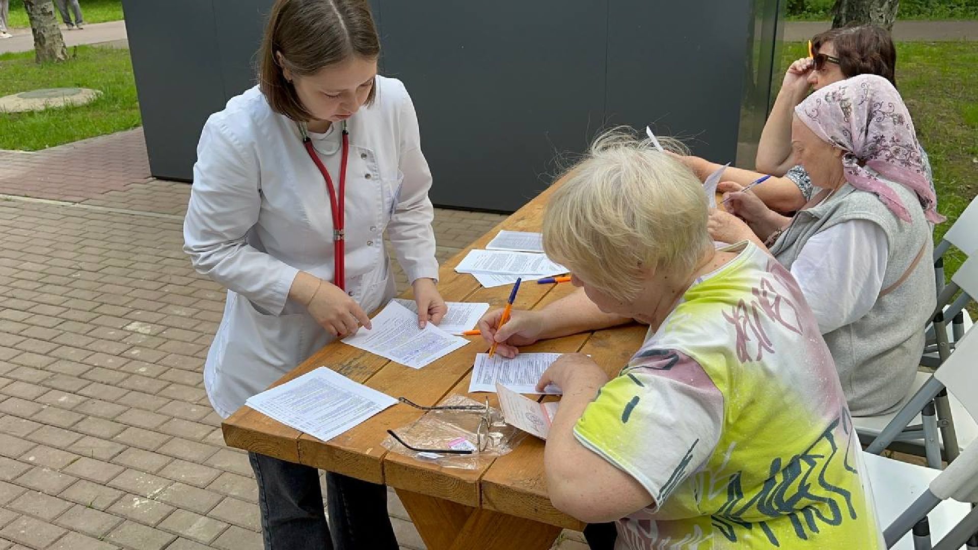 выездная диспансеризация, домодедово, парки,