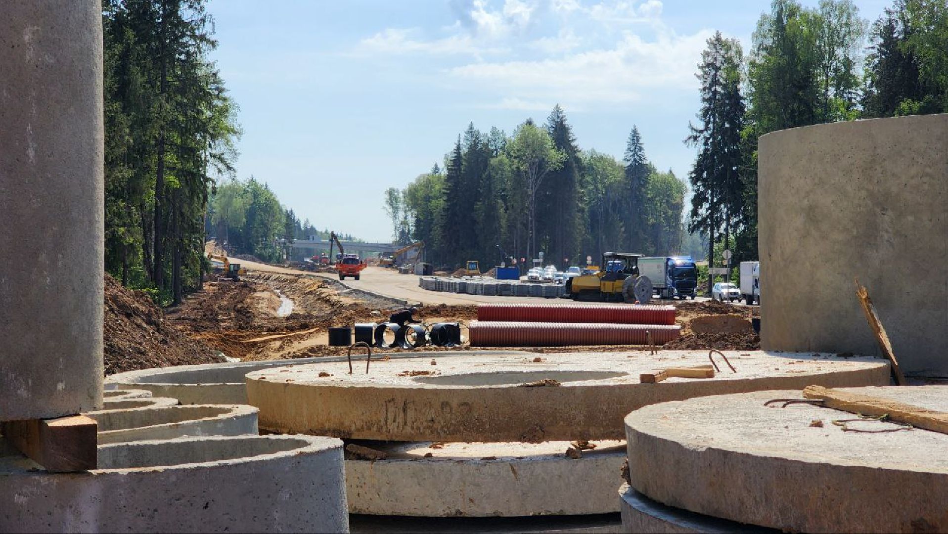 Дмитров, Развязка у Подосинок, ЦКАД, Автобан, Минтранс,