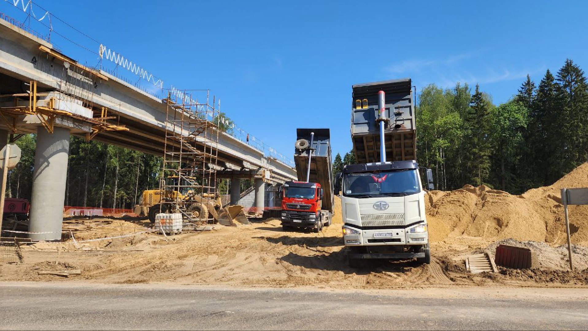 Дмитров, Развязка у Подосинок, ЦКАД, Автобан, Минтранс,
