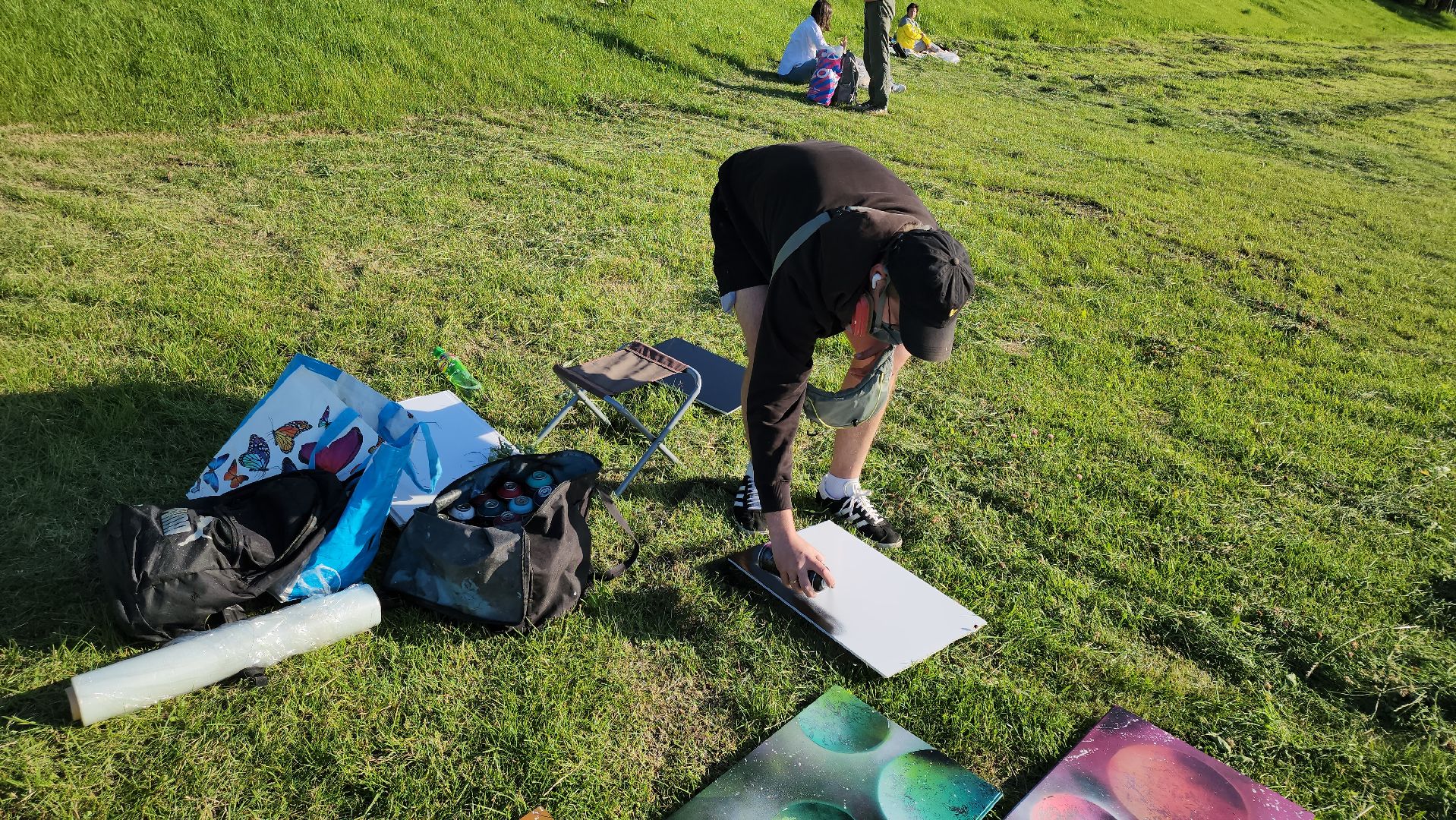 кашира, набережная, серебристые облака, фестиваль, мастер-класс, граффити, творчество,