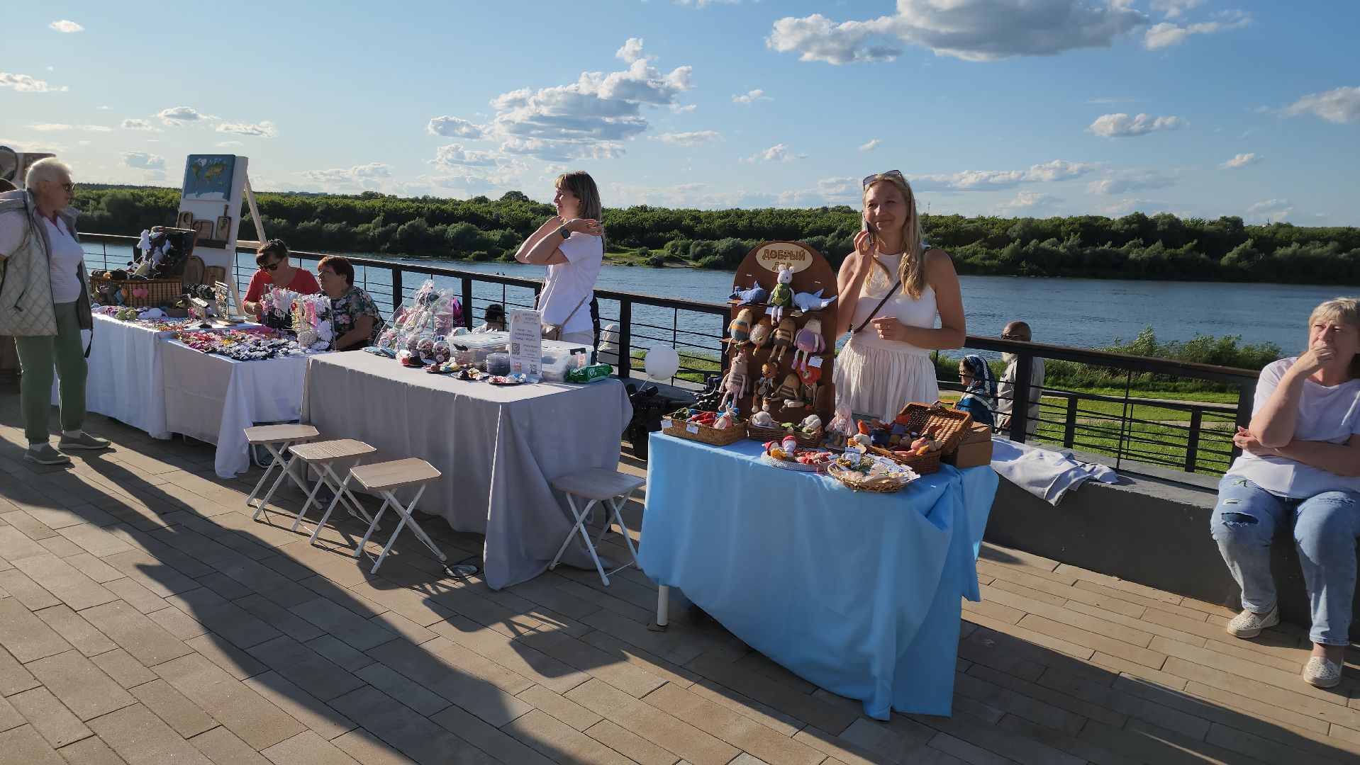 кашира, праздник, фестиваль, серебристые облака, набережная, мастер-класс, ярмарка,