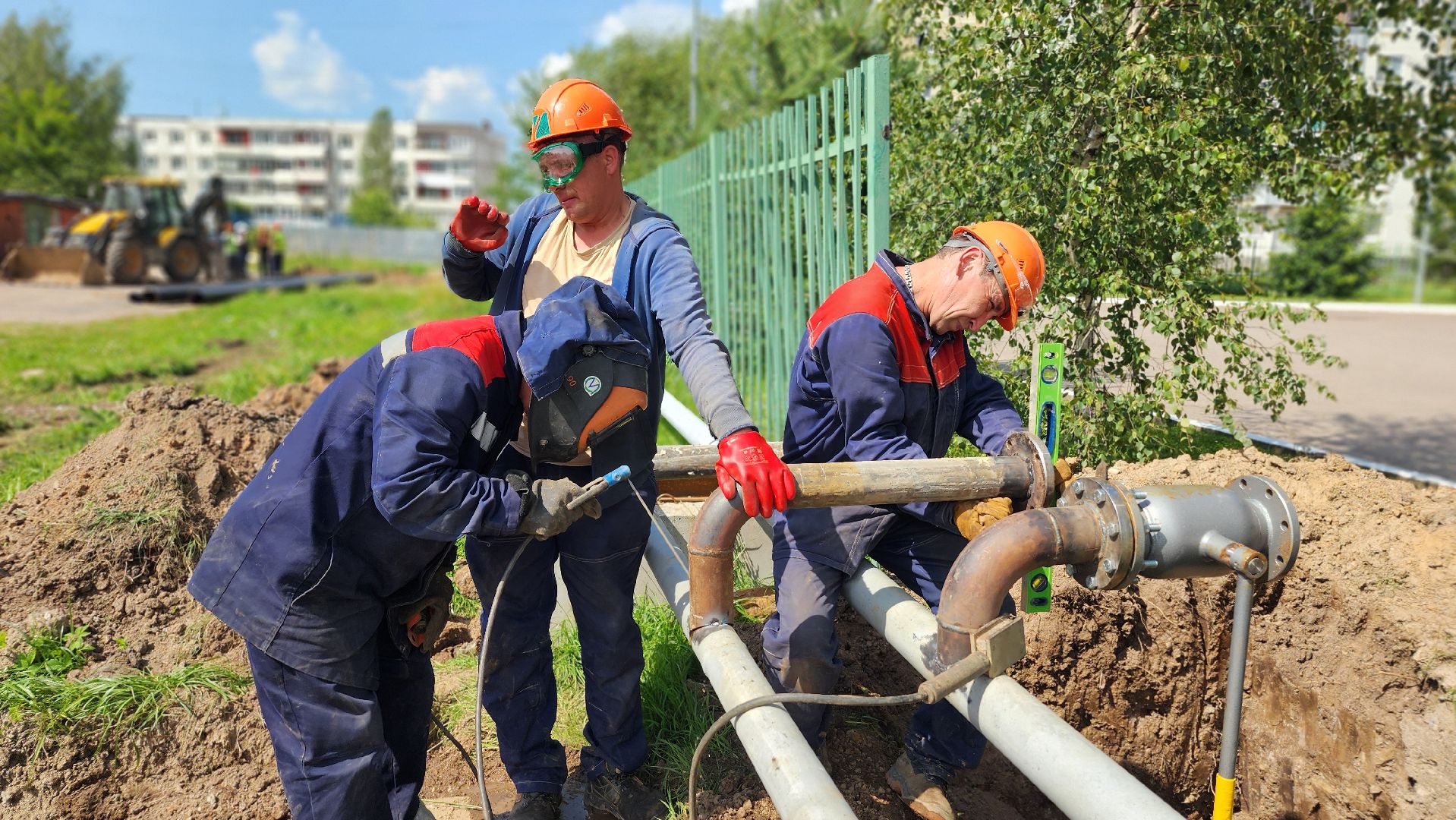 ремонт теплосетей, волоколамск,