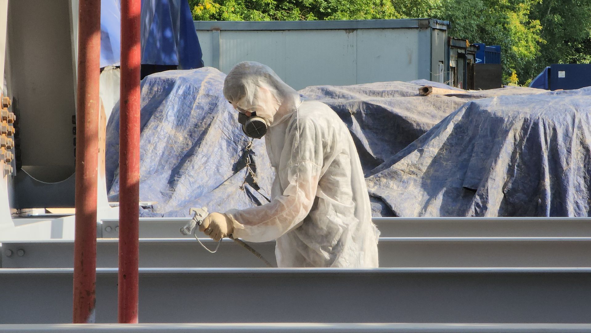 Эмаль, Покраска , надземный переход, Лобня,