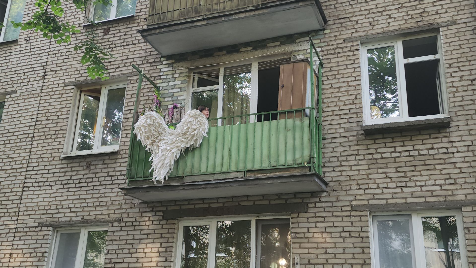 вертикалки, пушкино, ангел, балкон,музыка, необычные фигуры,увлечения,