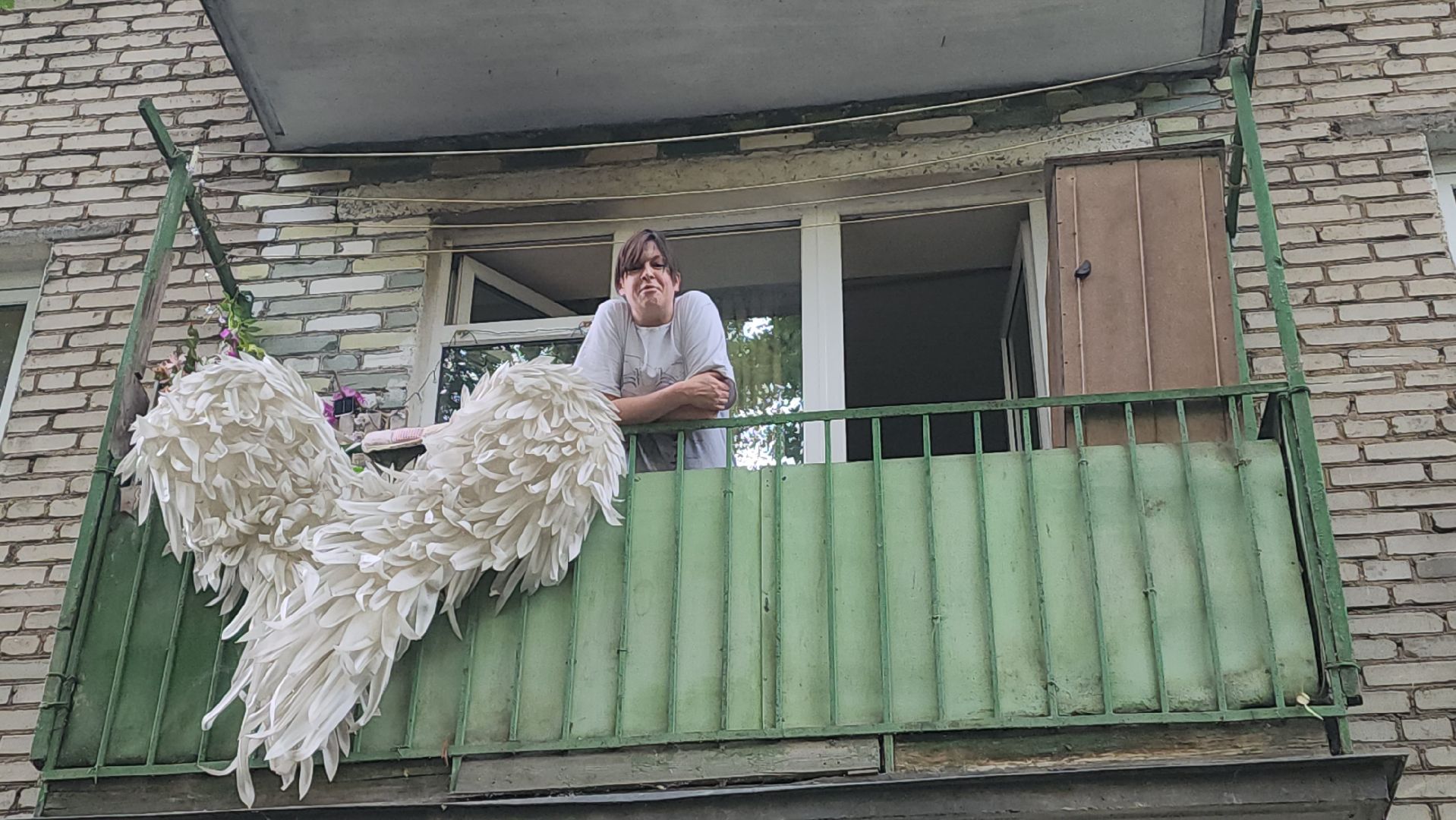 вертикалки, пушкино, ангел, балкон,музыка, необычные фигуры,увлечения,