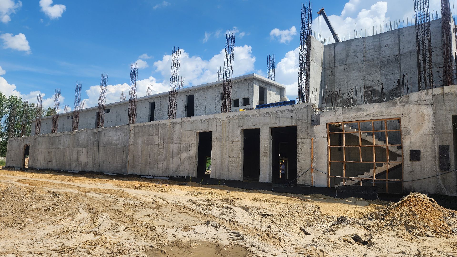 Луховицы #Строительство #СтадионСпартак ,