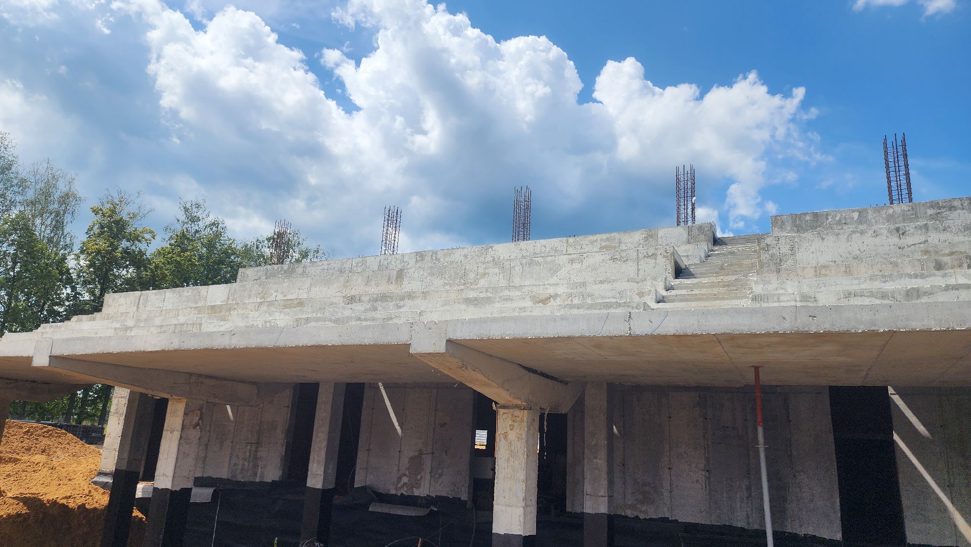 Луховицы #Строительство #СтадионСпартак ,