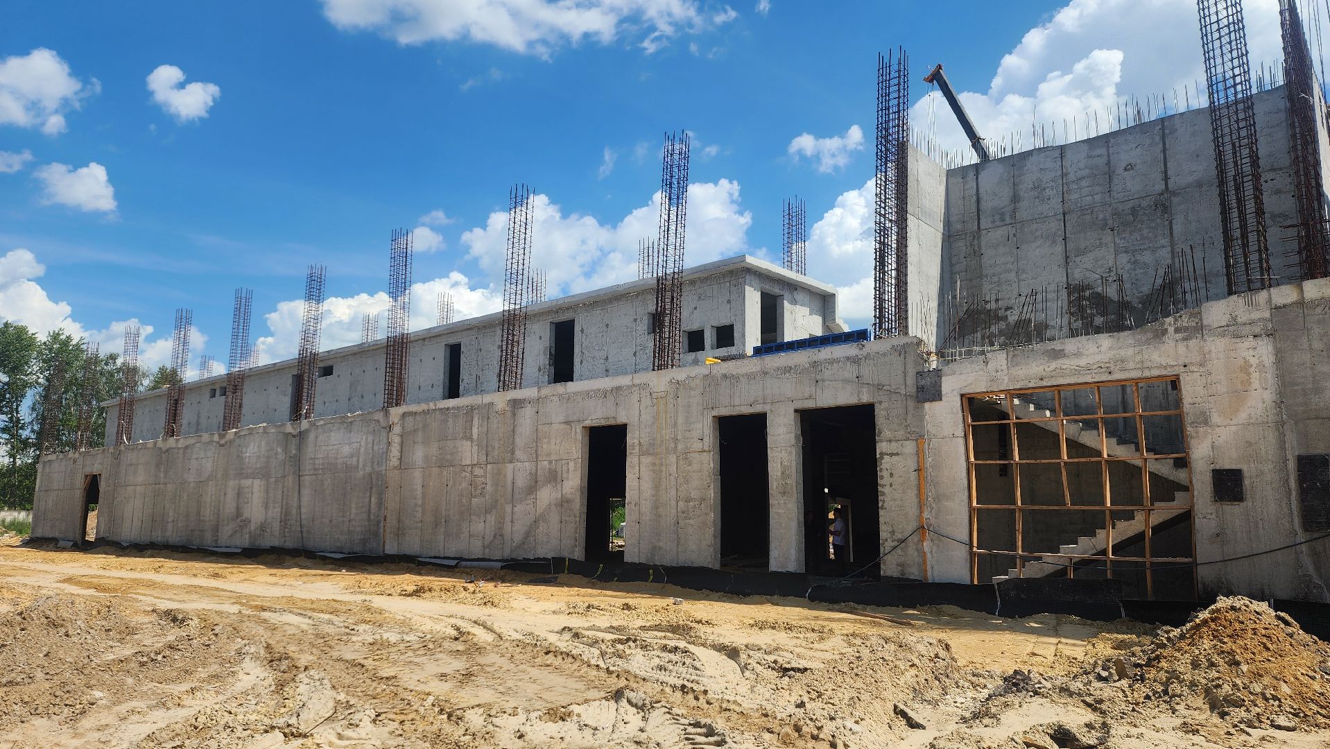 Луховицы #Строительство #СтадионСпартак ,