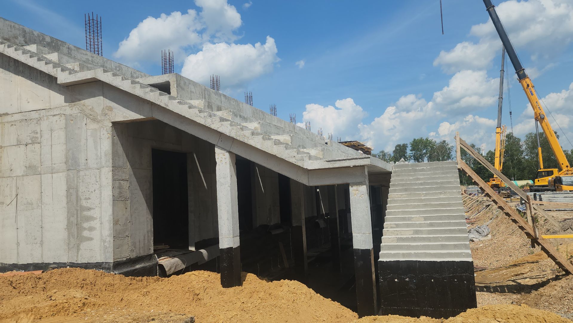 Луховицы #Строительство #СтадионСпартак ,