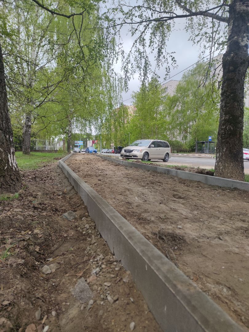 ремонт дороги, благоустройство, евроасфальт, Дубна